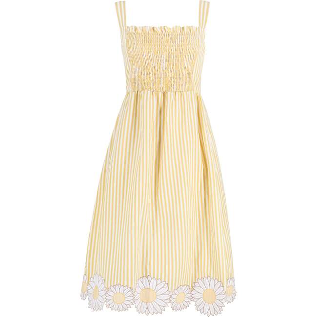 Women's Sunflower Dress, Yellow - Dresses - 1