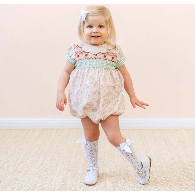 Anna Girl Bubble, Pink - Dresses - 2