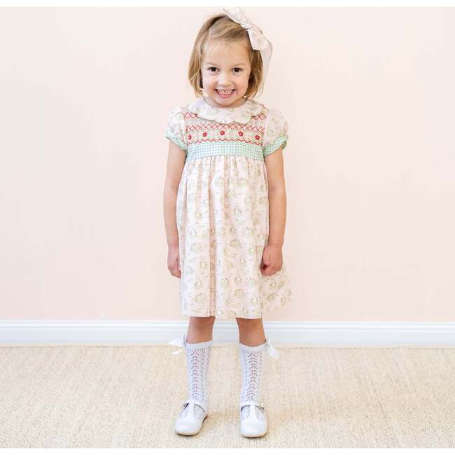 Anna Girl Dress, Pink - Dresses - 2
