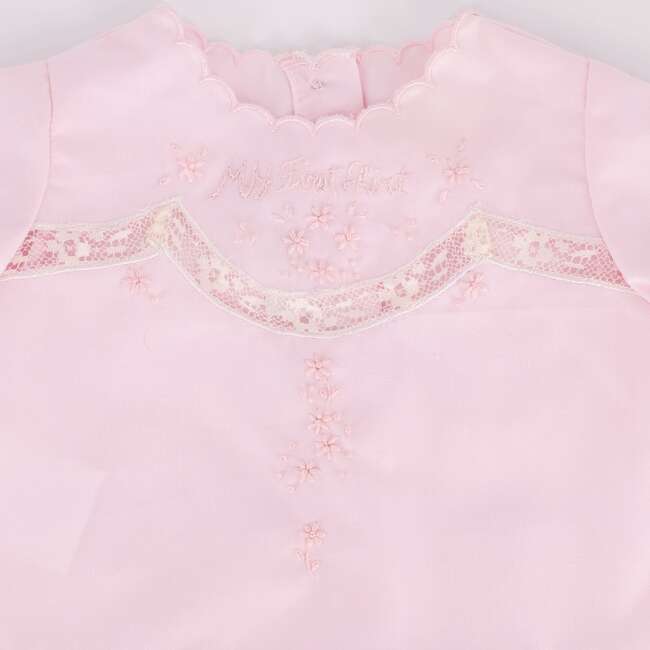 Baby's First Shirt & Bloomers, Pink - Mixed Apparel Set - 4