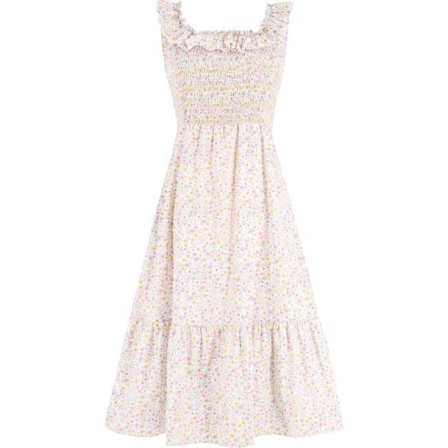 Women's Marigold Dress, Floral - Dresses - 1