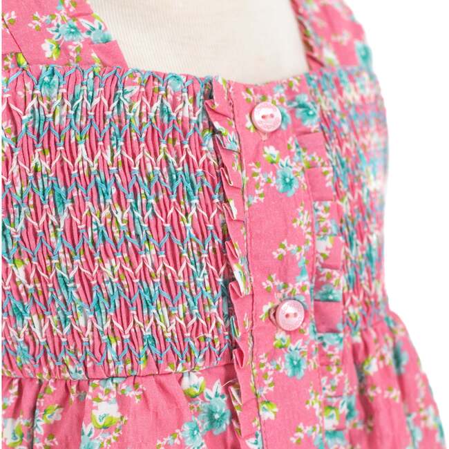 Isla Girl Dress, Pink - Dresses - 6