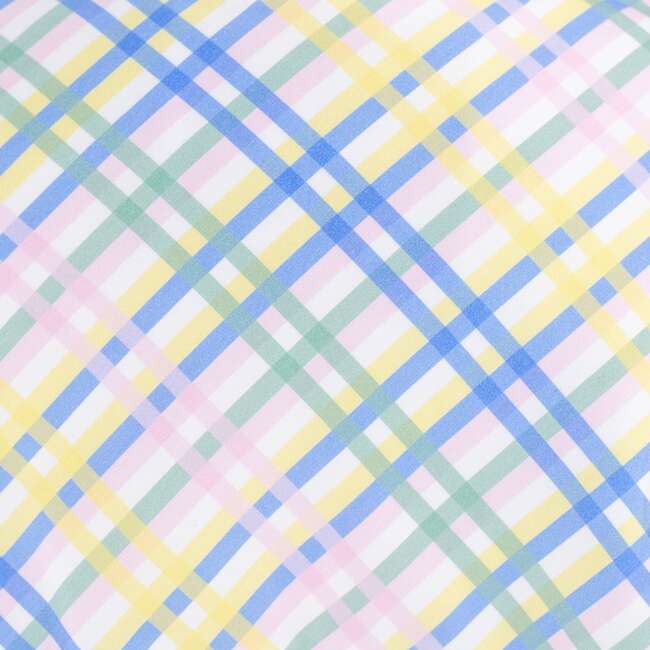 Amber Women's Shirt Pastel Plaid, Blue - Blouses - 3