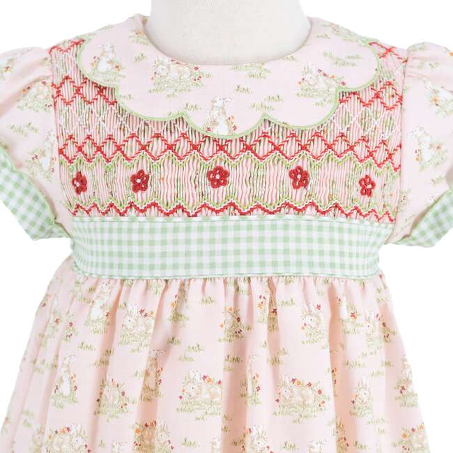 Anna Girl Dress, Pink - Dresses - 4