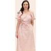 Women's Bonjour Dress, Peach Floral - Dresses - 2 - thumbnail