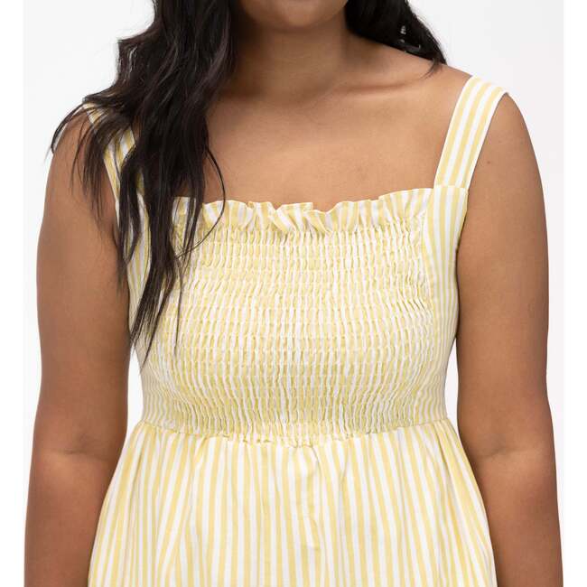 Women's Sunflower Dress, Yellow - Dresses - 3