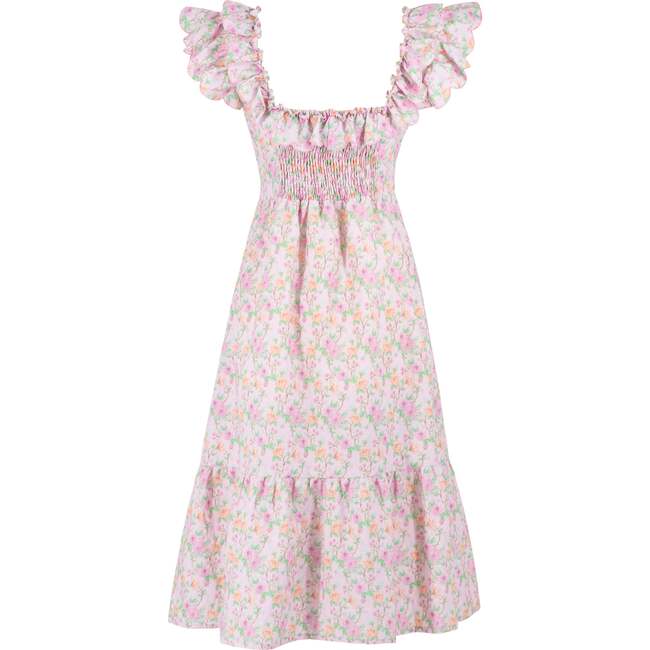 Women's Peony Dress, Pink - Dresses - 6