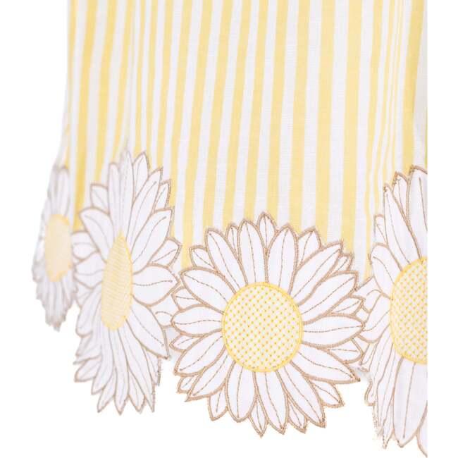 Women's Sunflower Dress, Yellow - Dresses - 4