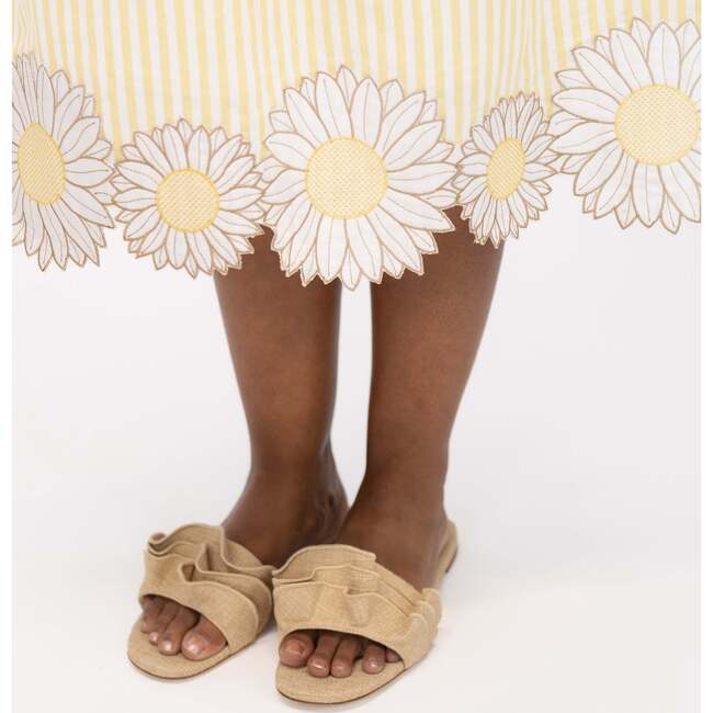 Women's Sunflower Dress, Yellow - Dresses - 5