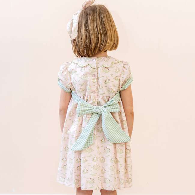 Anna Girl Dress, Pink - Dresses - 7