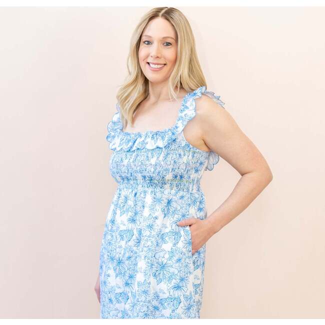 Women's Marigold Dress Spring Meadow, Blue - Dresses - 2