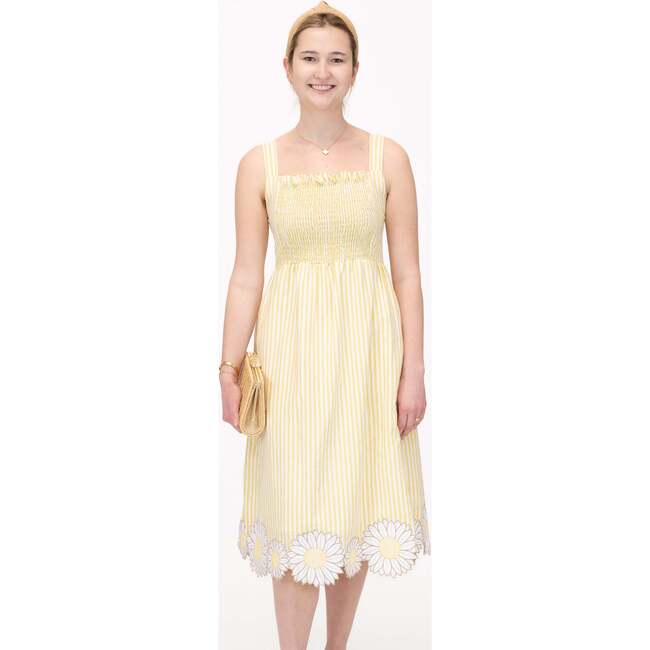 Women's Sunflower Dress, Yellow - Dresses - 6