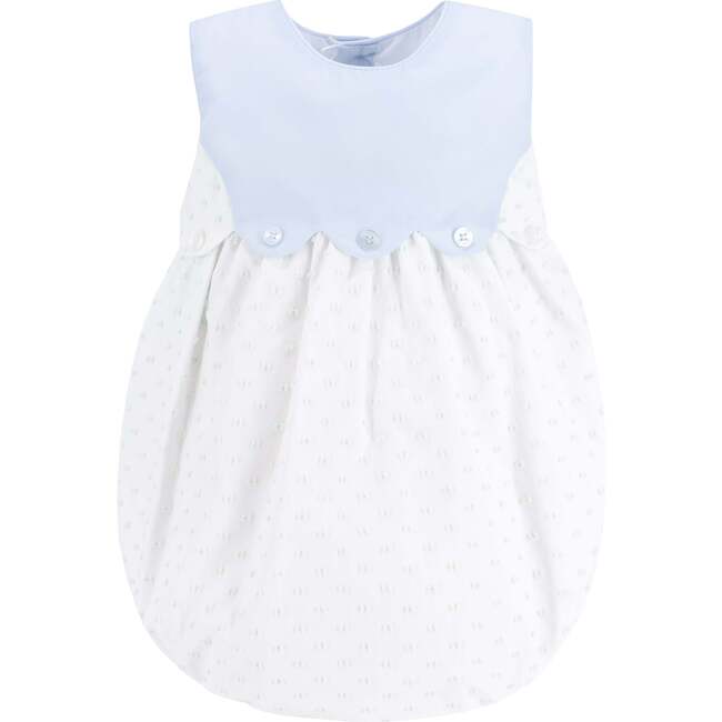 Pippin Boy Bubble, Blue - Rompers - 1