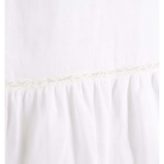 Women's Lounge Dress, Ivory - Dresses - 3