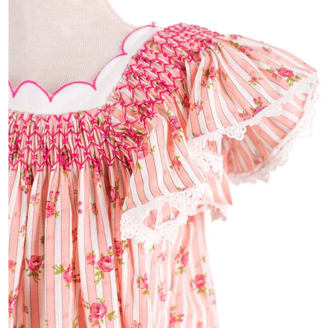 Rosa Girl Dress, Pink - Dresses - 6