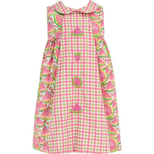 Melina Girl Dress, Pink - Dresses - 1