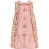Melina Girl Dress, Pink - Dresses - 1 - thumbnail