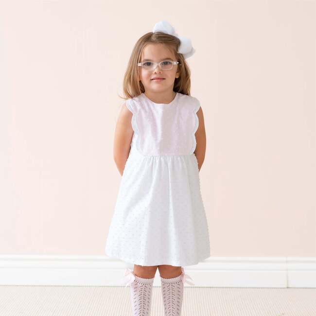 Pipa Girl Dress, White