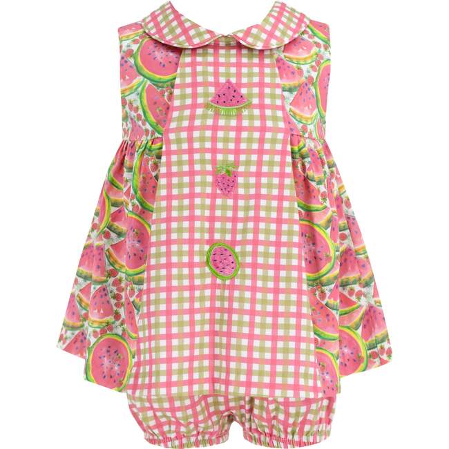 Melina Girl Set, Pink - Mixed Apparel Set - 1