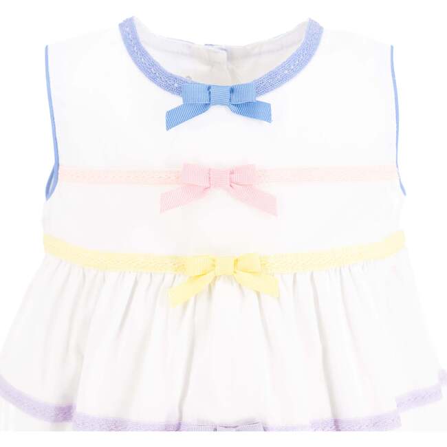 Sunny Girl Bubble, White - Rompers - 3