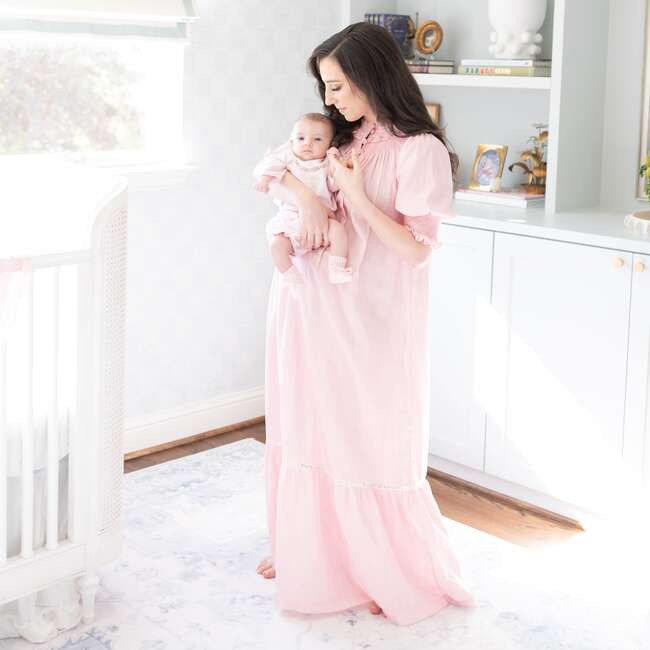 Women's Lounge Dress, Pink - Dresses - 5