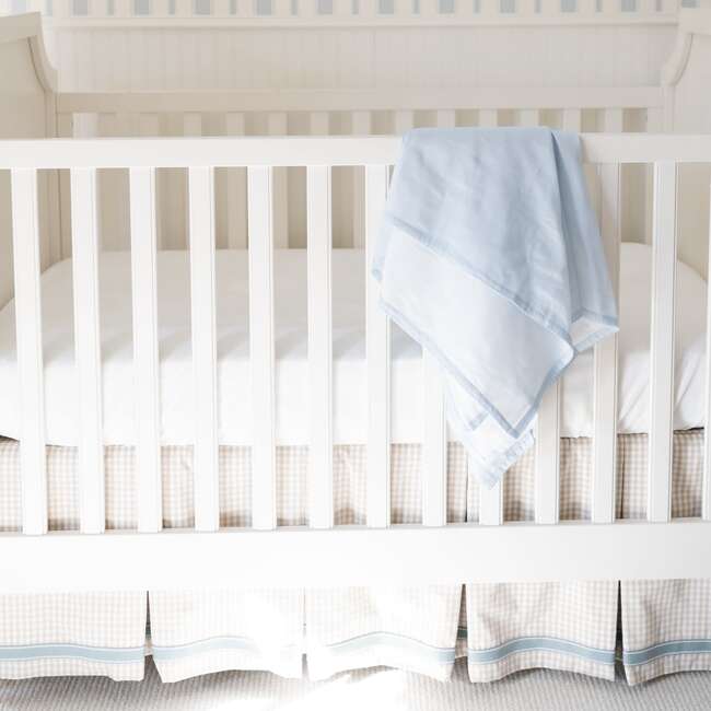 Receiving Blanket, Blue - Blankets - 3