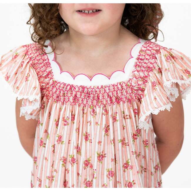 Rosa Girl Dress, Pink - Dresses - 7
