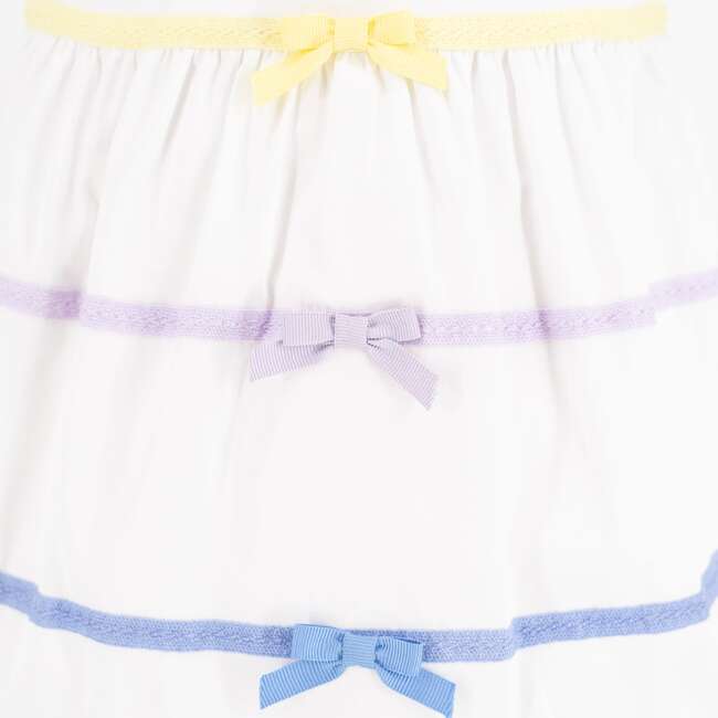 Sunny Girl Bubble, White - Rompers - 4