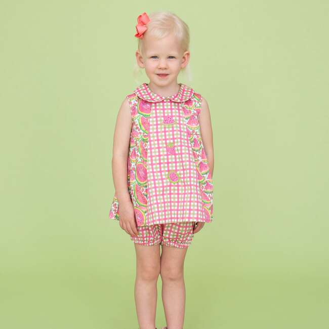 Melina Girl Set, Pink - Mixed Apparel Set - 2