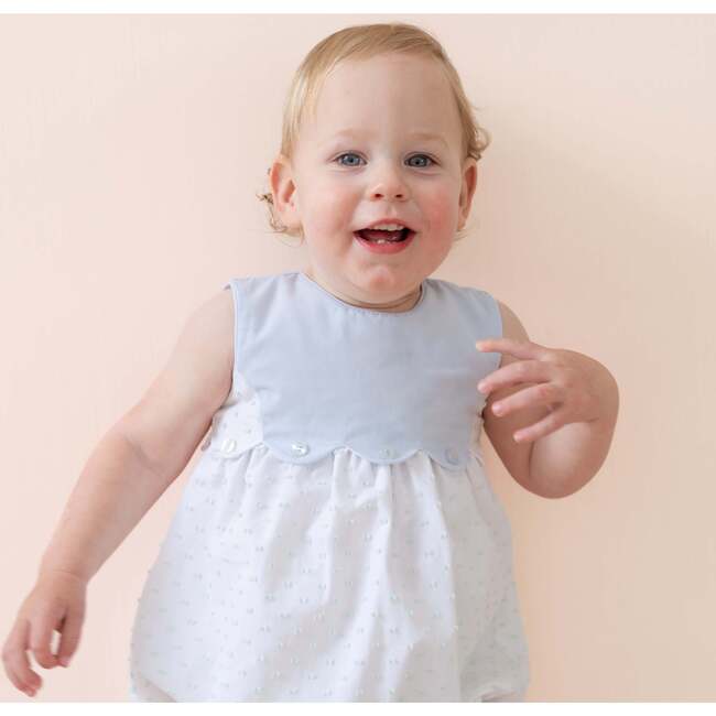 Pippin Boy Bubble, Blue - Rompers - 3