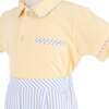 Sunflower Boy Polo Set, Yellow - Mixed Apparel Set - 7