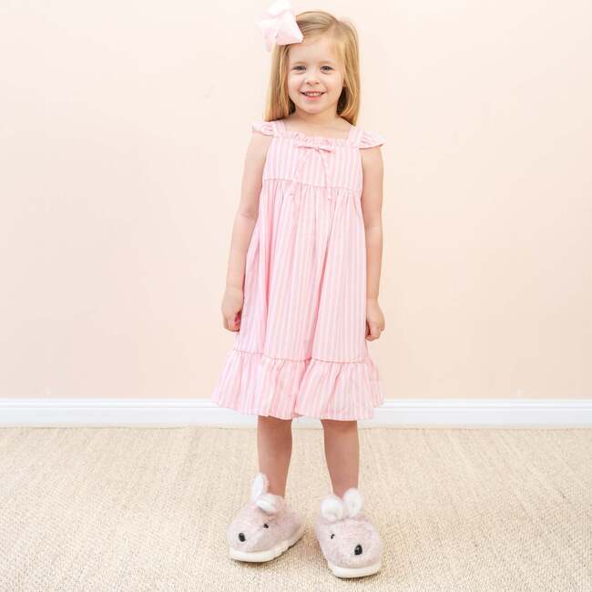 Matilda Girl Nightgown, Pink - Pajamas - 2