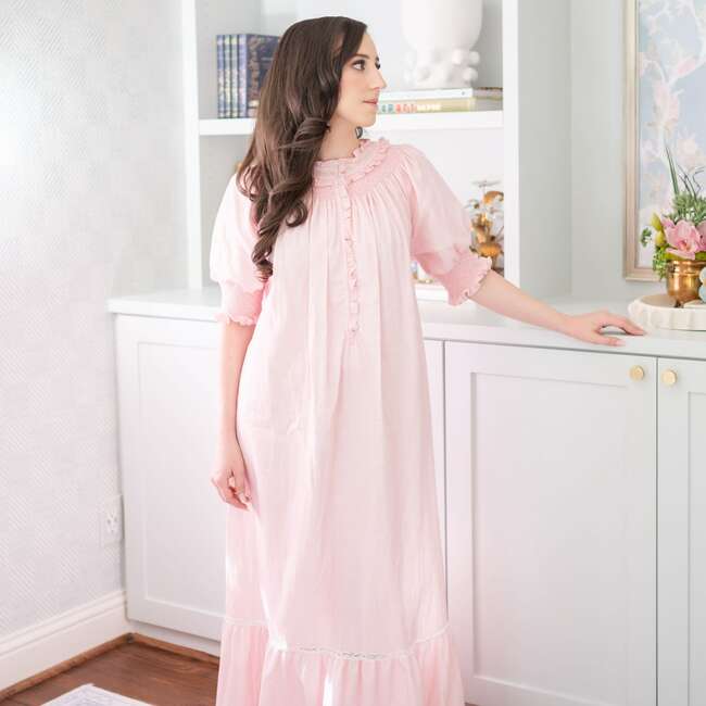 Women's Lounge Dress, Pink - Dresses - 7