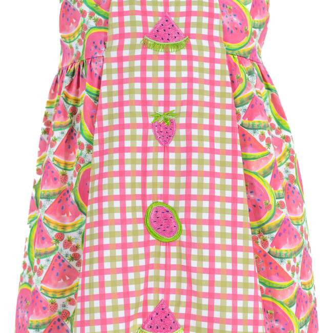 Melina Girl Dress, Pink - Dresses - 3