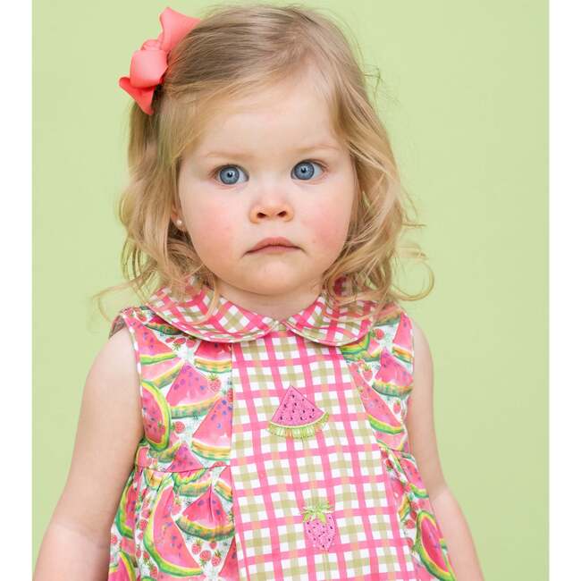 Melina Girl Bubble, Pink - Rompers - 3