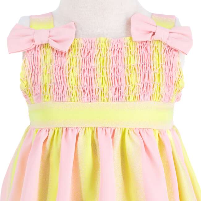 Mia Girl Dress, Yellow - Dresses - 3