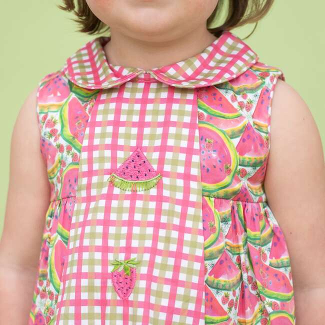 Melina Girl Dress, Pink - Dresses - 4