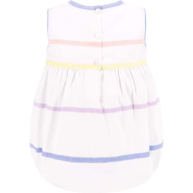 Sunny Girl Bubble, White - Rompers - 6