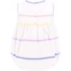 Sunny Girl Bubble, White - Rompers - 6