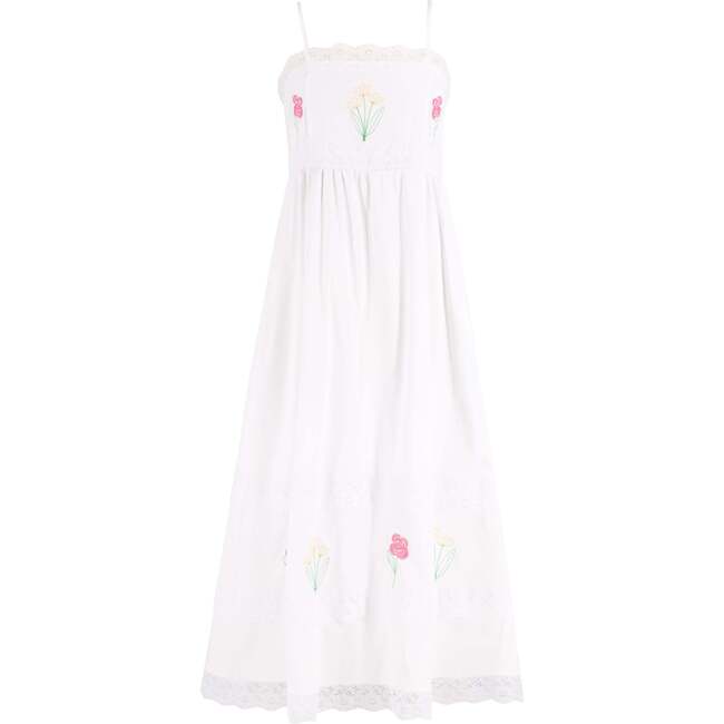 Fiori Women's Dress, White - Dresses - 1