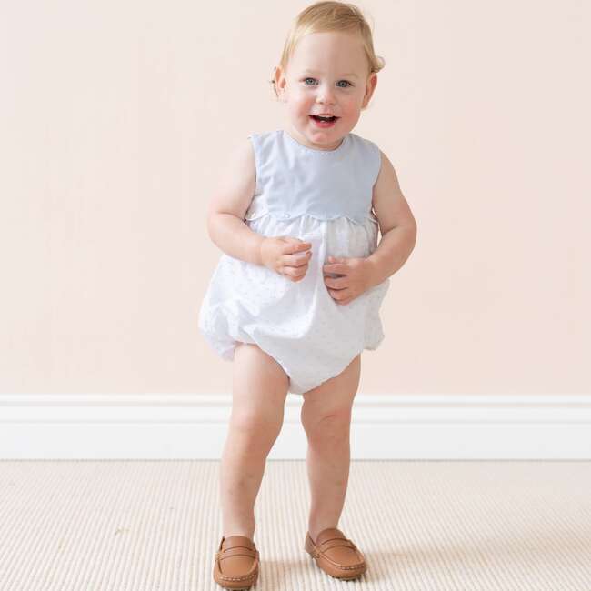 Pippin Boy Bubble, Blue - Rompers - 6