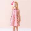 Melina Girl Dress, Pink - Dresses - 5