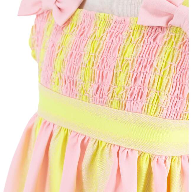Mia Girl Dress, Yellow - Dresses - 5