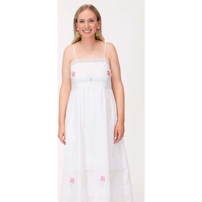 Fiori Women's Dress, White - Dresses - 2