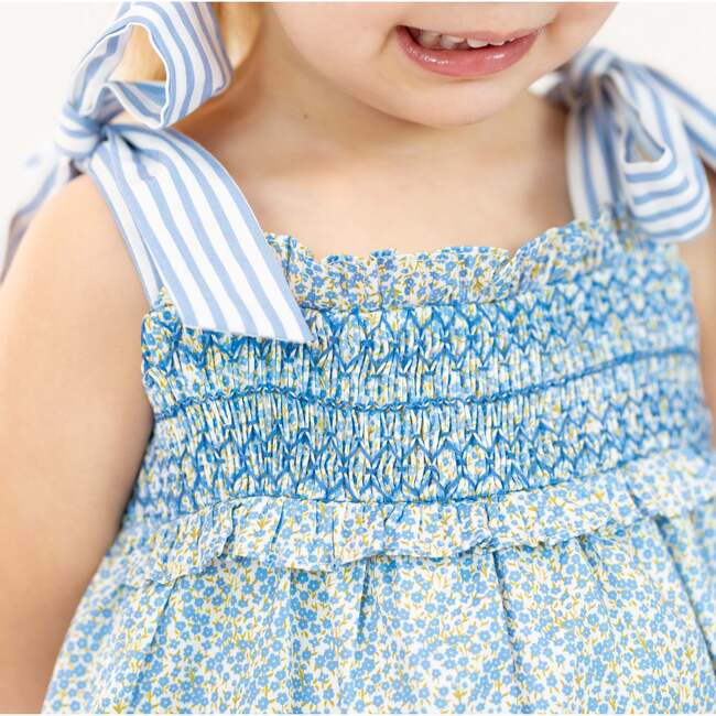 Olivia Girl Bubble, Blue - Onesies - 5