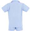 Myles Boy Pajama Set, Blue - Pajamas - 7 - thumbnail