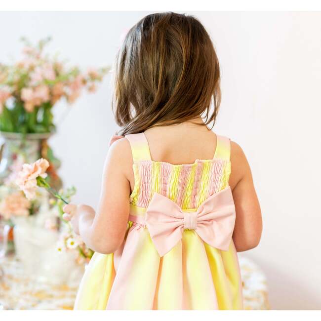 Mia Girl Dress, Yellow - Dresses - 7