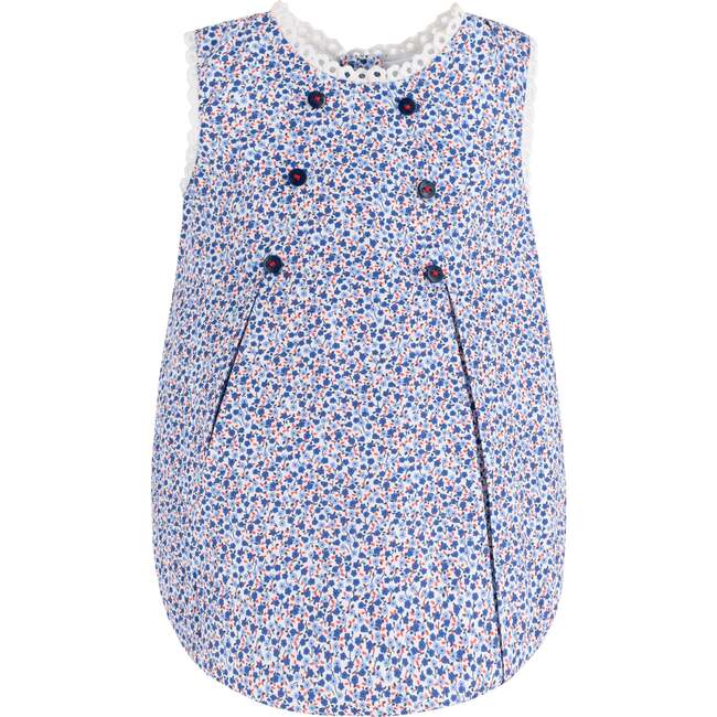 Abigail Girl Bubble, Blue - Onesies - 1