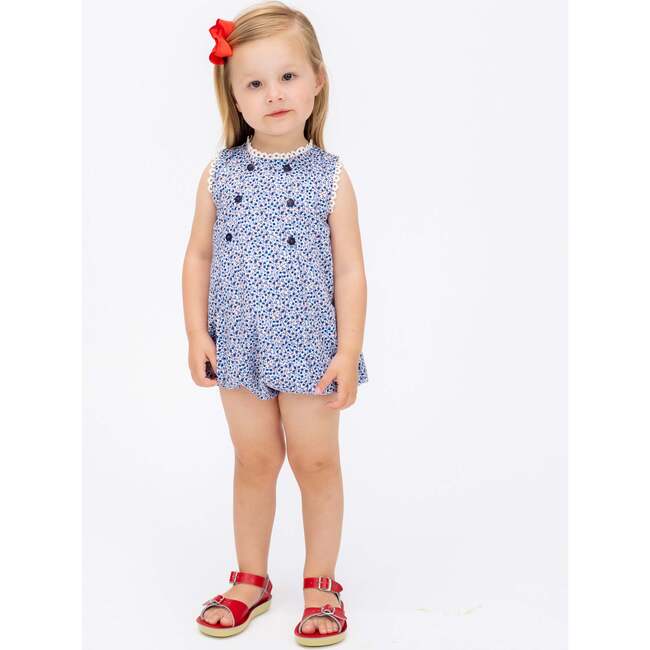 Abigail Girl Bubble, Blue - Onesies - 2