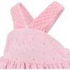Il Pellicano Eyelet Baby Girl Bubble, Pink - Dresses - 3 - thumbnail